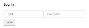 The login page at bulb-v2.web.app